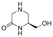 Piperazinone, 6-(hydroxymethyl)-, (6s)-(9ci) Structure,205993-34-6Structure