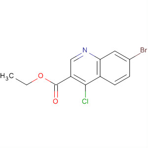 7-Bromo-4-chloro-3-quinolinecarboxylic acid ethyl ester Structure,206257-41-2Structure