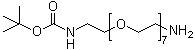 2-Methyl-2-propanyl (23-amino-3,6,9,12,15,18,21-heptaoxatricos-1-yl)carbamate Structure,206265-98-7Structure