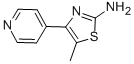 5-Methyl-4-pyridin-4-yl-thiazol-2-ylamine Structure,206555-50-2Structure