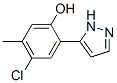 4-Chloro-5-methyl-2-(1h-pyrazol-5-yl)phenol Structure,206986-84-7Structure