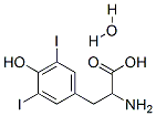 2-Amino-3-(4-hydroxy-3,5-diiodophenyl)propanoic acid hydrate Structure,20704-71-6Structure