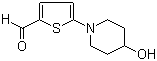 5-(4-Hydroxypiperidino)-2-thiophenecarbaldehyde Structure,207290-72-0Structure