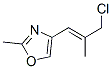 4-(3-Chloro-2-methylprop-1-enyl)-2-methyl-1,3-oxazole Structure,207303-15-9Structure