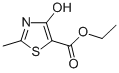 4-Hydroxy-2-methylthiazole-5-carboxylic acid ethyl ester Structure,20737-48-8Structure