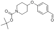 Tert-butyl 4-(4-formylphenoxy)piperidine-1-carboxylate Structure,207798-38-7Structure