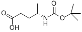 Pentanoic acid, 4-[[(1,1-dimethylethoxy)carbonyl]amino]-, (4s)-(9ci) Structure,207924-92-3Structure