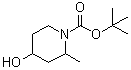 Tert-butyl 4-hydroxy-2-methylpiperidine-1-carboxylate Structure,208046-23-5Structure