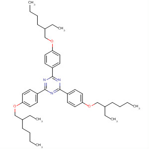 2,4,6-Tris[4-[(2-ethylhexyl)oxy]phenyl]-1,3,5-triazine Structure,208114-14-1Structure