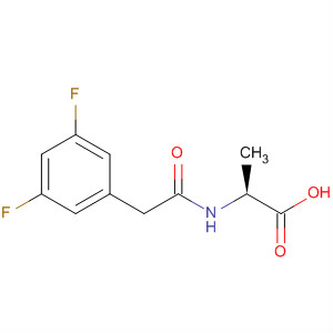 N-[2-(3,5-difluorophenyl)acetyl]-l-alanine Structure,208124-34-9Structure