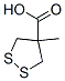 1,2-Dithiolane-4-carboxylic acid, 4-methyl- Structure,208243-72-5Structure