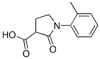 2-Oxo-1-o-tolylpyrrolidine-3-carboxylic acid Structure,20841-80-9Structure