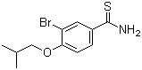 Benzenecarbothioamide, 3-bromo-4-(2-methylpropoxy)- Structure,208665-96-7Structure