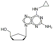 (1R,3s)-3-[2-amino-6-(cyclopropylamino)-9h-purin-9-yl]cyclopentanemethanol Structure,208762-35-0Structure