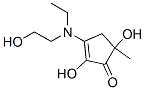 2-Cyclopenten-1-one, 3-[ethyl(2-hydroxyethyl)amino]-2,5-dihydroxy-5-methyl-(9ci) Structure,208777-98-4Structure