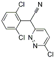 3-Pyridazineacetonitrile, 6-chloro-α-(2,6-dichlorophenyl)- Structure,209412-06-6Structure