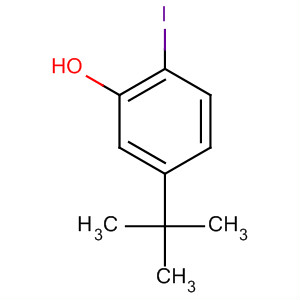 5-叔丁基-2-碘苯酚結構式_20942-70-5結構式