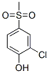 2-Chloro-4-(methylsulfonyl)-phenol Structure,20945-65-7Structure