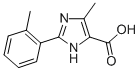 4-Methyl-2-o-tolyl-1h-imidazole-5-carboxylic acid Structure,209539-12-8Structure