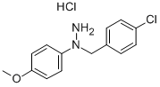 N-(4-chlorobenzyl)-n-(4-methoxyphenyl)hydrazine hydrochloride Structure,20955-94-6Structure