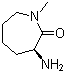 (S)-3-氨基-1-甲基氮雜環(huán)庚烷-2-酮結(jié)構(gòu)式_209983-96-0結(jié)構(gòu)式