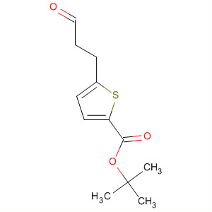 5-(3-氧代-丙基)-噻吩-2-羧酸叔丁酯結(jié)構(gòu)式_210115-22-3結(jié)構(gòu)式