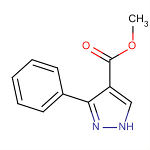 Methyl 3-phenyl-1h-pyrazole-4-carboxylate Structure,21031-22-1Structure