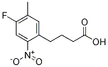 4-(4-Fluoro-5-methyl-2-nitrophenyl)butanoicacid Structure,210346-38-6Structure