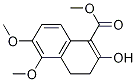 Methyl 2-hydroxy-5,6-dimethoxy-3,4-dihydronaphthalene-1-carboxylate Structure,210352-10-6Structure