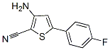 3-Amino-2-cyano-5-(4-fluorophenyl)thiophene Structure,210356-63-1Structure