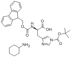 Fmoc-d-his(boc)-oh·cha Structure,210755-31-0Structure