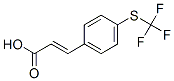 3-{4-[(Trifluoromethyl)thio]phenyl}acrylic acid Structure,21101-67-7Structure