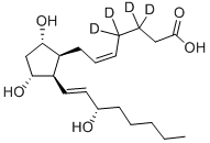 (5Z,8beta,9alpha,11alpha,13E,15R)-9,11,15-三羥基(3,3,4,4-<sup>2</sup>H<sub>4</sub>)前列腺-5,13-二烯-1-酸結(jié)構(gòu)式_211105-40-7結(jié)構(gòu)式