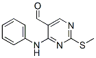 2-Methylsulfanyl-4-phenylamino-pyrimidine-5-carbaldehyde Structure,211245-56-6Structure