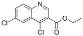 3-Quinolinecarboxylic acid, 4,6-dichloro-, ethyl ester Structure,21168-41-2Structure