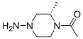 1-Piperazinamine, 4-acetyl-3-methyl-, (3s)-(9ci) Structure,211748-72-0Structure