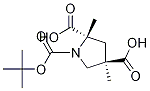 2,4-二甲基吡咯烷-1,2,4-三羧酸-(2S,4r)-1-叔丁酯結(jié)構(gòu)式_212266-76-7結(jié)構(gòu)式