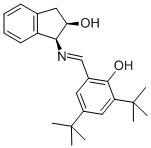 (1S,2r)-1-((e)-(3,5-di-tert-butyl-2-hydroxybenzylidene)amino)-2,3-dihydro-1h-inden-2-ol Structure,212378-89-7Structure