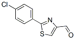 2-(4-Chlorophenyl)-1,3-thiazole-4-carbaldehyde Structure,21278-77-3Structure