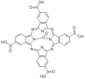 (Tetracarboxyphthalocyaninato)oxovanadium(Ⅳ) Structure,213010-67-4Structure