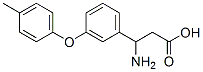 3-Amino-3-[3-(4-methyl-phenoxy)-phenyl]-propionic acid Structure,213192-66-6Structure