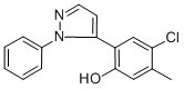 5-(5-Chloro-2-hydroxy-4-methylphenyl)-1-phenylpyrazole Structure,213690-56-3Structure