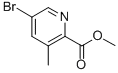 2-Pyridinecarboxylic acid, 5-bromo-3-methyl-, methyl ester Structure,213771-32-5Structure