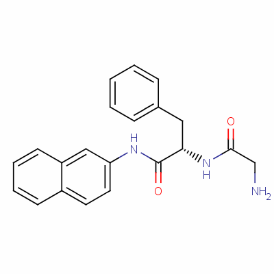 Gly-phe-β-萘酰胺結(jié)構(gòu)式_21438-66-4結(jié)構(gòu)式