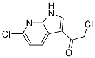 2-Chloro-1-(6-chloro-1h-pyrrolo[2,3-b]pyridin-3-yl)-ethanone Structure,214603-94-8Structure