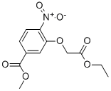 Methyl 3-(2-ethoxy-2-oxoethoxy)-4-nitrobenzoate Structure,214848-28-9Structure