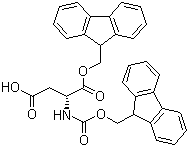 Fmoc-d-asp-ofm結(jié)構(gòu)式_214852-35-4結(jié)構(gòu)式