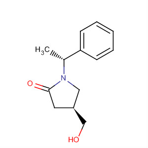 (S)-4-(羥基甲基)-1-((r)-1-苯基乙基)吡咯烷-2-酮結(jié)構(gòu)式_215183-32-7結(jié)構(gòu)式