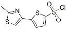 5-(2-Methyl-1,3-thiazol-4-yl)thiophene-2-sulfonyl chloride Structure,215434-25-6Structure