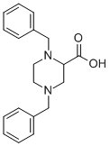 1,4-Dibenzylpiperazine-2-carboxylic acid Structure,215597-67-4Structure